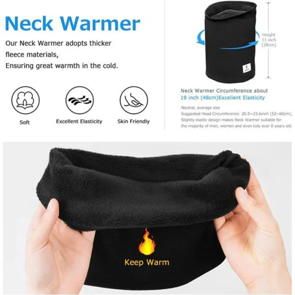 Women's Ski Mask Winter Thermal Face Mask Cover Warmer Windproof Breathable